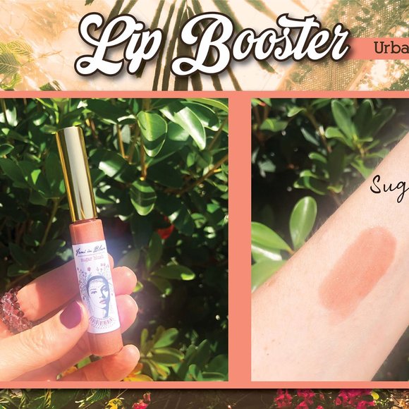 Rosy Mauve Sheer Tint Organic Lip Gloss Plumper Treatment - Picture 3 of 16